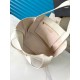 Replica perfetta YSL Saint Laurent LE 5 A 7 Borsa Tote Bea Bianca Granulata Imitazione Outlet Online