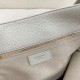 Replica perfetta YSL Saint Laurent LE 5 A 7 Borsa Tote Bea Bianca Granulata Imitazione Outlet Online