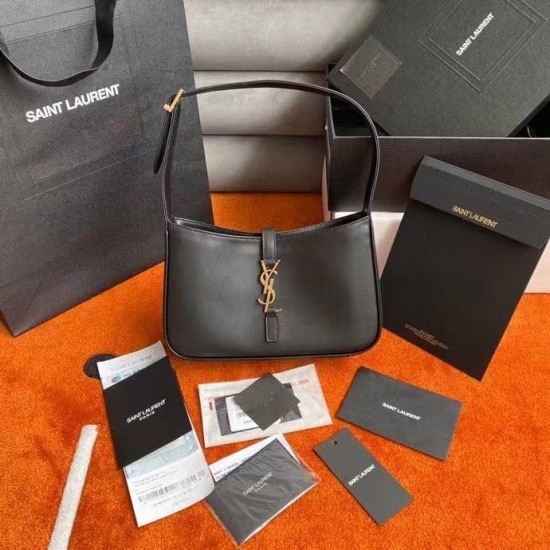 Migliore Repliche YSL Saint Laurent Le 5 à 7 Borsa Hobo Nera Economiche Outlet Online