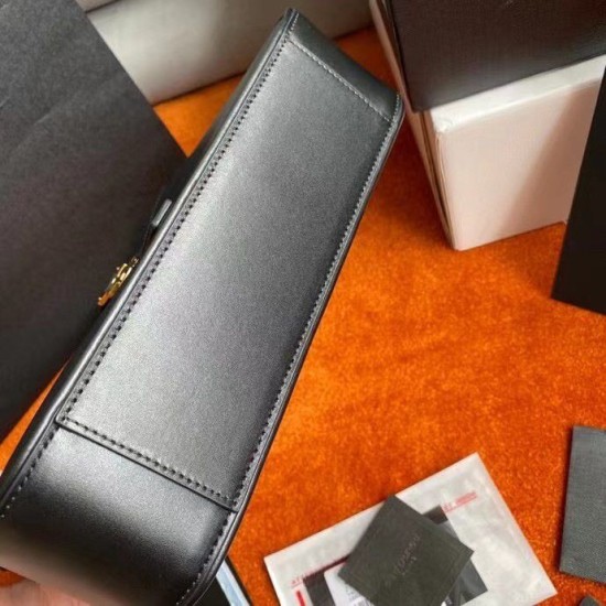 Migliore Repliche YSL Saint Laurent Le 5 à 7 Borsa Hobo Nera Economiche Outlet Online