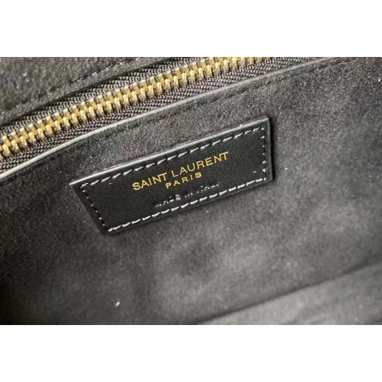 Migliore Repliche YSL Saint Laurent Le 5 à 7 Borsa Hobo Nera Economiche Outlet Online