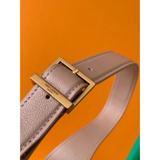 Miglior Falso YSL Saint Laurent Le 5 À 7 Borsa A Tracolla Piccola Morbida Beige Economiche Premium