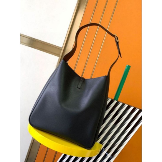 Replica perfetta YSL Saint Laurent Le 5 À 7 Borsa A Tracolla Grande Morbida Nera Imitazione Outlet Online