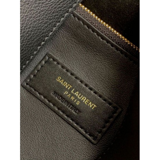 Replica perfetta YSL Saint Laurent Le 5 À 7 Borsa A Tracolla Grande Morbida Nera Imitazione Outlet Online