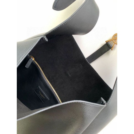 Replica perfetta YSL Saint Laurent Le 5 À 7 Borsa A Tracolla Grande Morbida Nera Imitazione Outlet Online