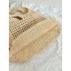 Miglior Falso YSL Saint Laurent Le 5 A 7 Borsa Tote Media Raffia Naturale Economiche Premium