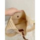 Miglior Falso YSL Saint Laurent Le 5 A 7 Borsa Tote Media Raffia Naturale Economiche Premium