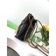 Repliche Borsa Mini Chanel 22 Pelle di Vitello Lucida AS3980 Nera Imitazioni False Online