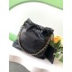 Repliche Borsa Grande Chanel 22 Pelle di Vitello Lucida AS3260 Nera Imitazioni False Online
