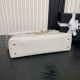 Repliche Borsa Maxi Flap Chanel Con Manico Superiore AS5543 Bianca Imitazioni False Online