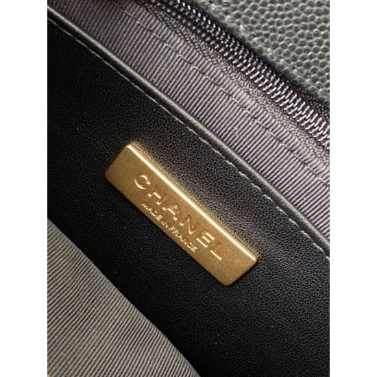 Repliche Zaino Vintage Chanel 25B Pelle di Vitello Granata AS5715 Nero Imitazioni False Online