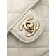 Repliche Borsa a Mano Chanel con Catena a Forma di Cuore AP2784 Bianca Imitazioni False Online