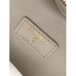 Repliche Borsa a Mano Chanel con Catena a Forma di Cuore AP2784 Bianca Imitazioni False Online