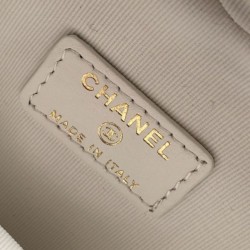 Repliche Borsa a Mano Chanel con Catena a Forma di Cuore AP2784 Bianca Imitazioni False Online