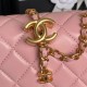 Repliche Borsa Mini Flap Chanel AS5758 Rosa Imitazioni False Online