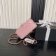 Repliche Borsa Mini Flap Chanel AS5758 Rosa Imitazioni False Online