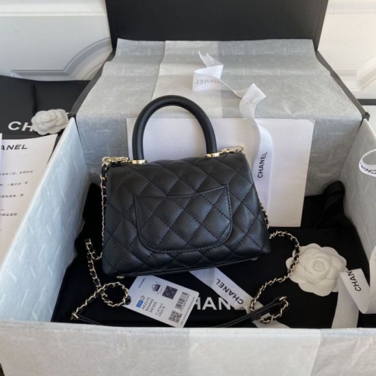 Replica Borsa a Mano Chanel con Manico Superiore AS2215 Nera Imitazioni False Repliche Borsa a Mano Chanel con Manico Superiore AS2215 Nera Imitazioni False Online