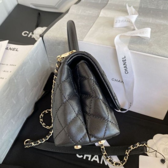 Replica Borsa a Mano Chanel con Manico Superiore AS2215 Nera Imitazioni False Repliche Borsa a Mano Chanel con Manico Superiore AS2215 Nera Imitazioni False Online