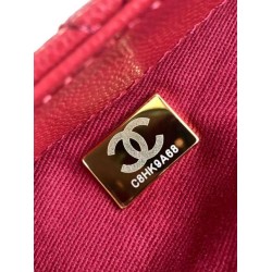 Repliche Borsa a Mano Chanel con Manico Superiore AS2215 Rosso Imitazioni False Online