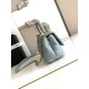Repliche Borsa Chanel con patta e manico superiore AS2215 Azzurro Imitazioni False Online