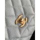 Repliche Borsa Chanel con patta e manico superiore AS2215 Azzurro Imitazioni False Online