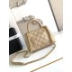Repliche Borsa Chanel con patta e manico superiore AS2215 Albicocca Imitazioni False Online