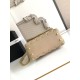 Repliche Borsa Chanel con patta e manico superiore AS2215 Albicocca Imitazioni False Online