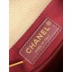 Repliche Borsa Chanel con patta e manico superiore AS2215 Albicocca Imitazioni False Online