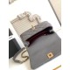 Repliche Borsa Chanel con patta e manico superiore AS2215 Grigio Imitazioni False Online
