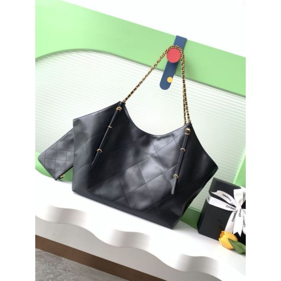Repliche Borsa Chanel Maxi Shopping Tote AS5463 Nero Imitazioni False Online