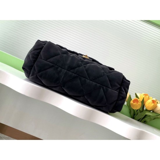 Repliche Borsa Chanel Maxi Bowling AS5055 Nero Imitazioni False Online