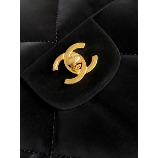 Repliche Borsa Chanel Maxi Bowling AS5055 Nero Imitazioni False Online