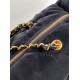 Repliche Borsa Chanel Maxi Bowling AS5055 Nero Imitazioni False Online