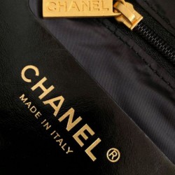 Repliche Borsa Chanel Maxi Bowling AS5055 Nero Imitazioni False Online