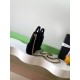 Repliche Borsa Chanel Mini con fiocco in nylon effetto velluto AS5849 Nero Imitazioni False Online