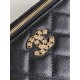 Repliche Borsa Chanel Vanity con catena AP4530 Nero Imitazioni False Online