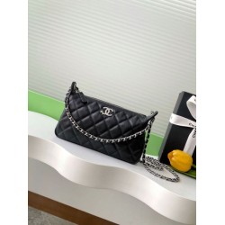 Repliche Borsa Chanel Classic Mahjong AP4855 Nero Imitazioni False Online