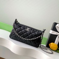 Repliche Borsa Chanel Classic Mahjong AP4855 Nero Imitazioni False Online
