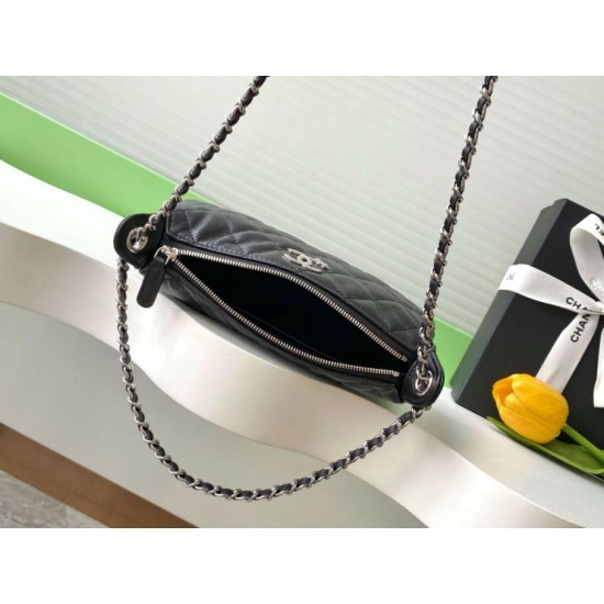 Repliche Borsa Chanel Classic Mahjong AP4855 Nero Imitazioni False Online