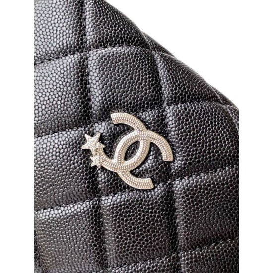 Repliche Borsa Chanel Hobo trapuntata con catena AP4850 Nero Imitazioni False Online
