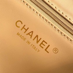 Repliche Borsa Chanel Kelly Tote in rafia Albicocca AS4416 Imitazioni False Online