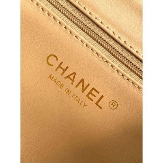 Repliche Borsa Chanel Kelly Tote in rafia Albicocca AS4416 Imitazioni False Online