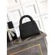 Repliche Borsa Chanel Kelly Tote in rafia Nero AS4416 Imitazioni False Online