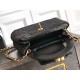 Repliche Borsa Chanel Kelly Tote in rafia Nero AS4416 Imitazioni False Online
