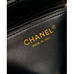 Repliche Borsa Chanel Kelly Tote in rafia Nero AS4416 Imitazioni False Online