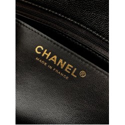 Repliche Borsa Chanel Piccola con patta e manico superiore AS5702 Nero Imitazioni False Online