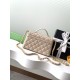 Repliche Borsa Chanel 25P piccola con patta e manico superiore AS5355 Albicocca Imitazioni False Online