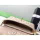 Repliche Borsa Chanel 25P piccola con patta e manico superiore AS5355 Albicocca Imitazioni False Online