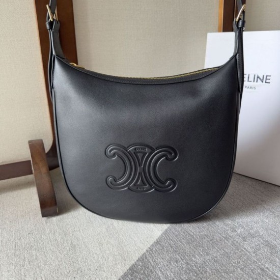 Repliche Celine Heloise Medium, borsa a tracolla nera Imitazioni False Online