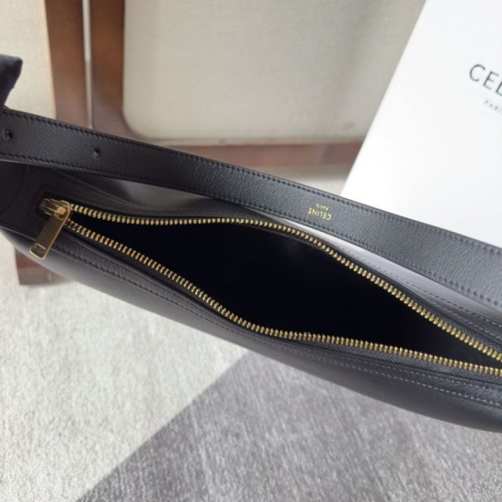 Repliche Celine Heloise Medium, borsa a tracolla nera Imitazioni False Online